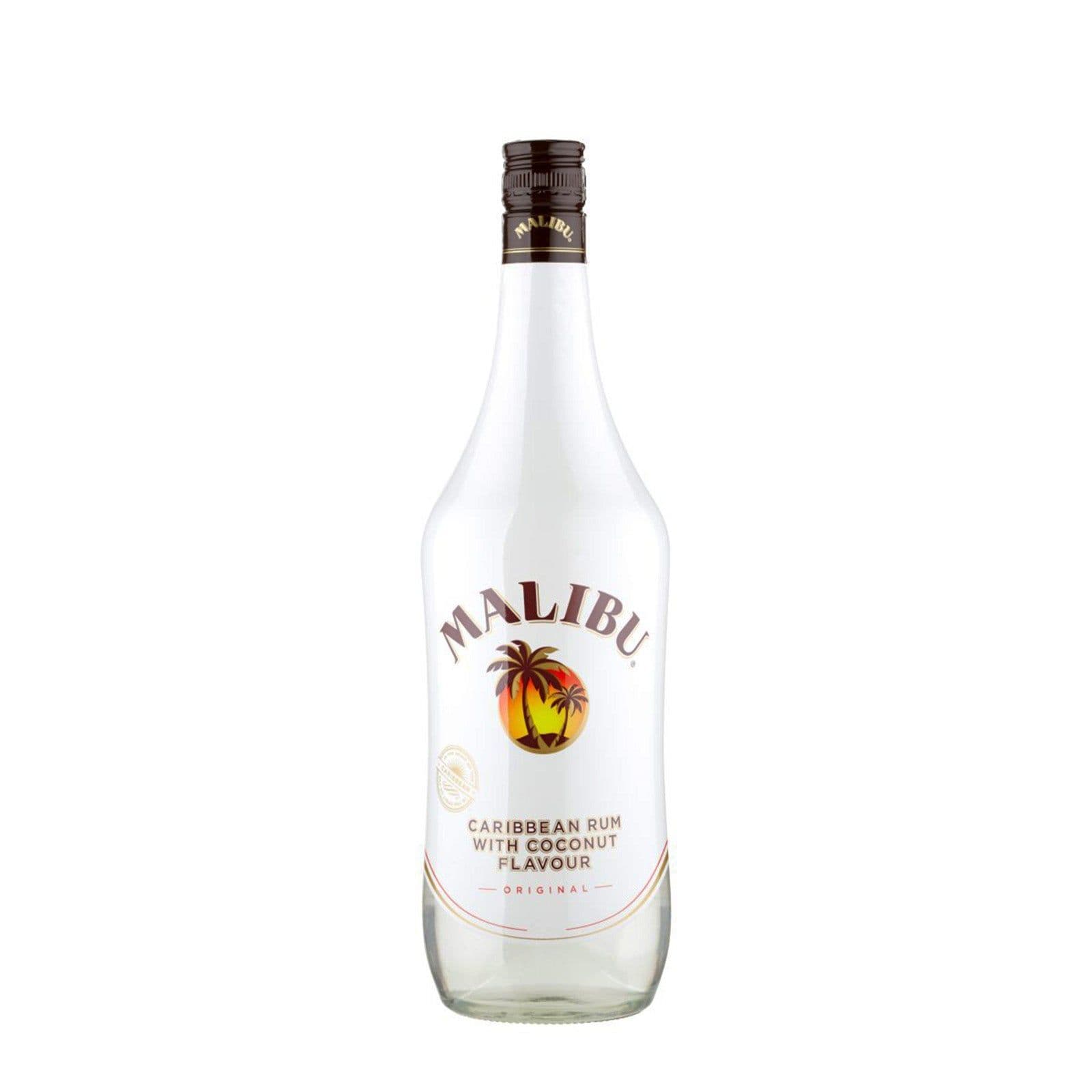 Malibu White Caribbean Rum Liqueur 1L