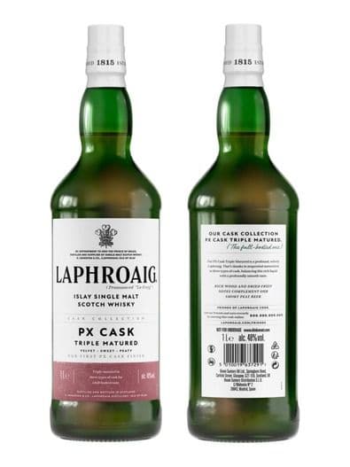 Laphroaig PX Single Malt Whisky 48% 1L w/gift pack image 1