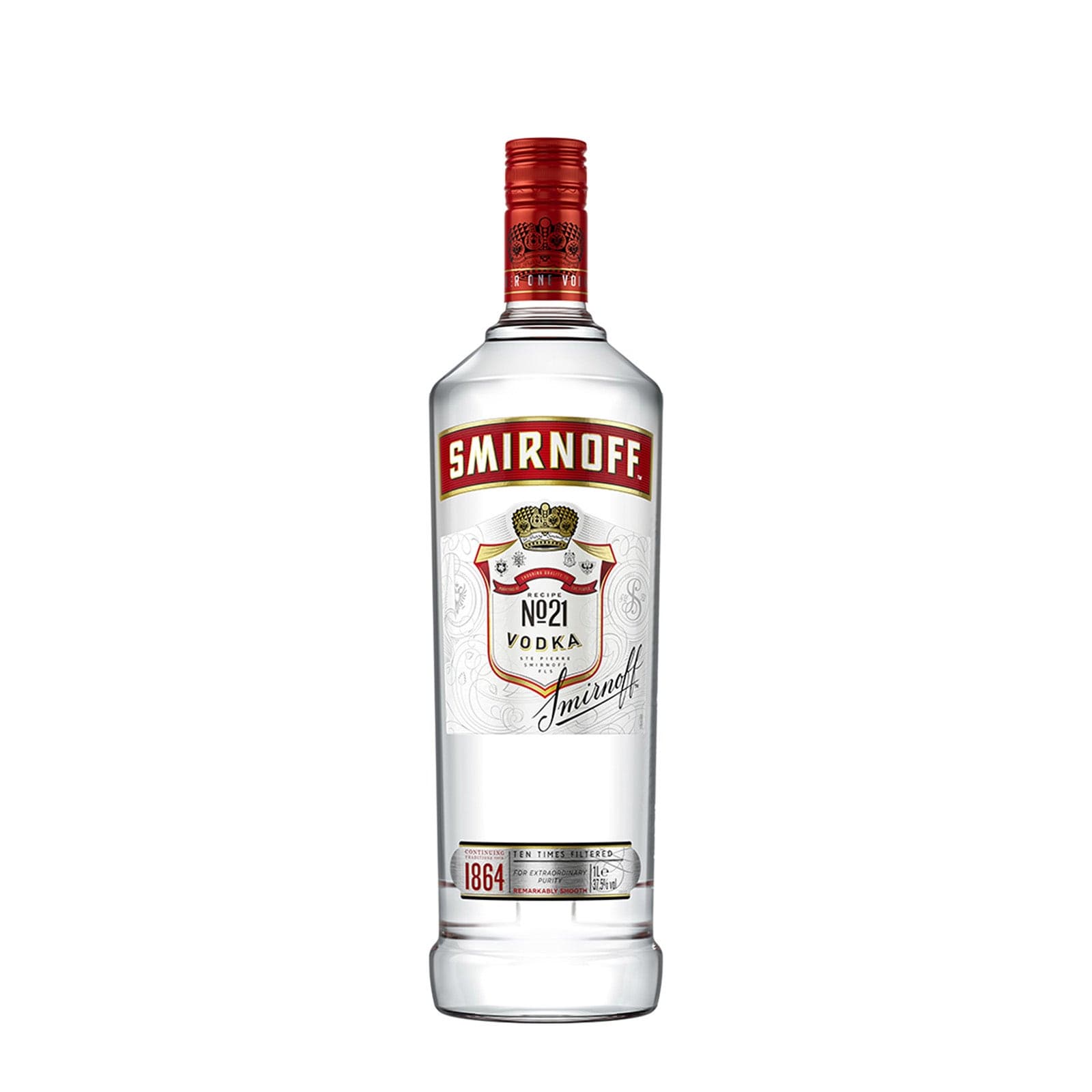 Smirnoff Red Label Vodka 37% 1L