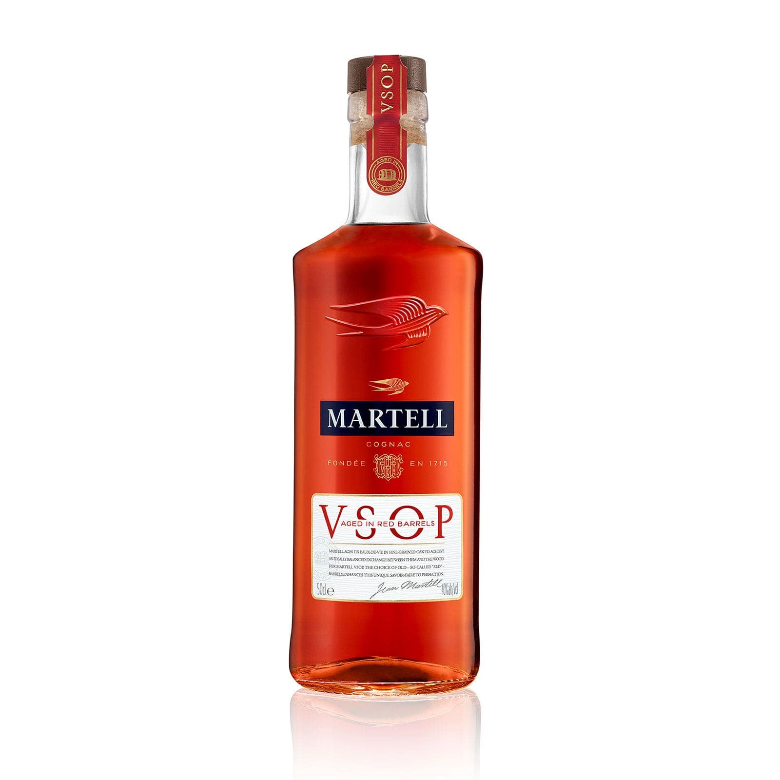 Martell Red Barrel VSOP Cognac 1L