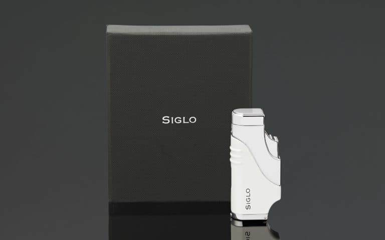 Siglo Triple Flame Lighter - White image 2