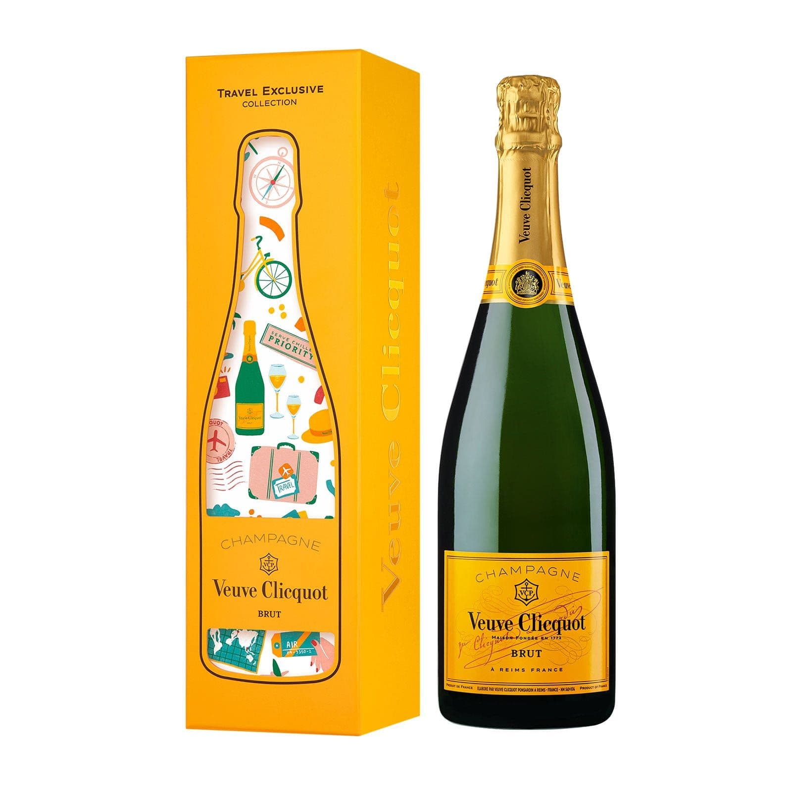 Veuve Clicquot Yellow Edition w/Gift Box 750ml