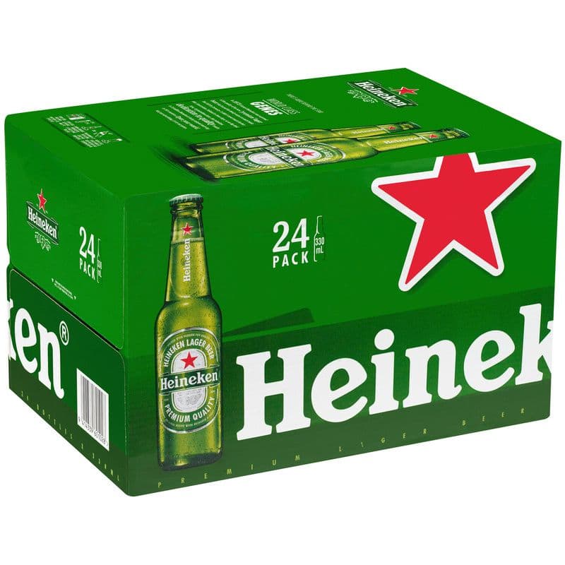 Heineken Original Lager (5.0%) 24 x 330ml