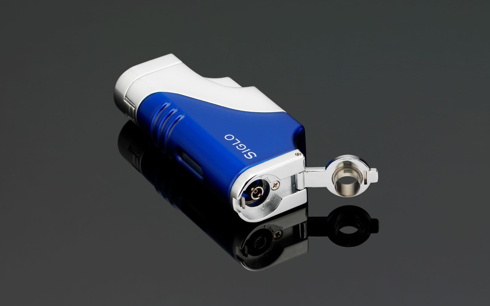 Siglo Triple Flame Lighter - Blue
