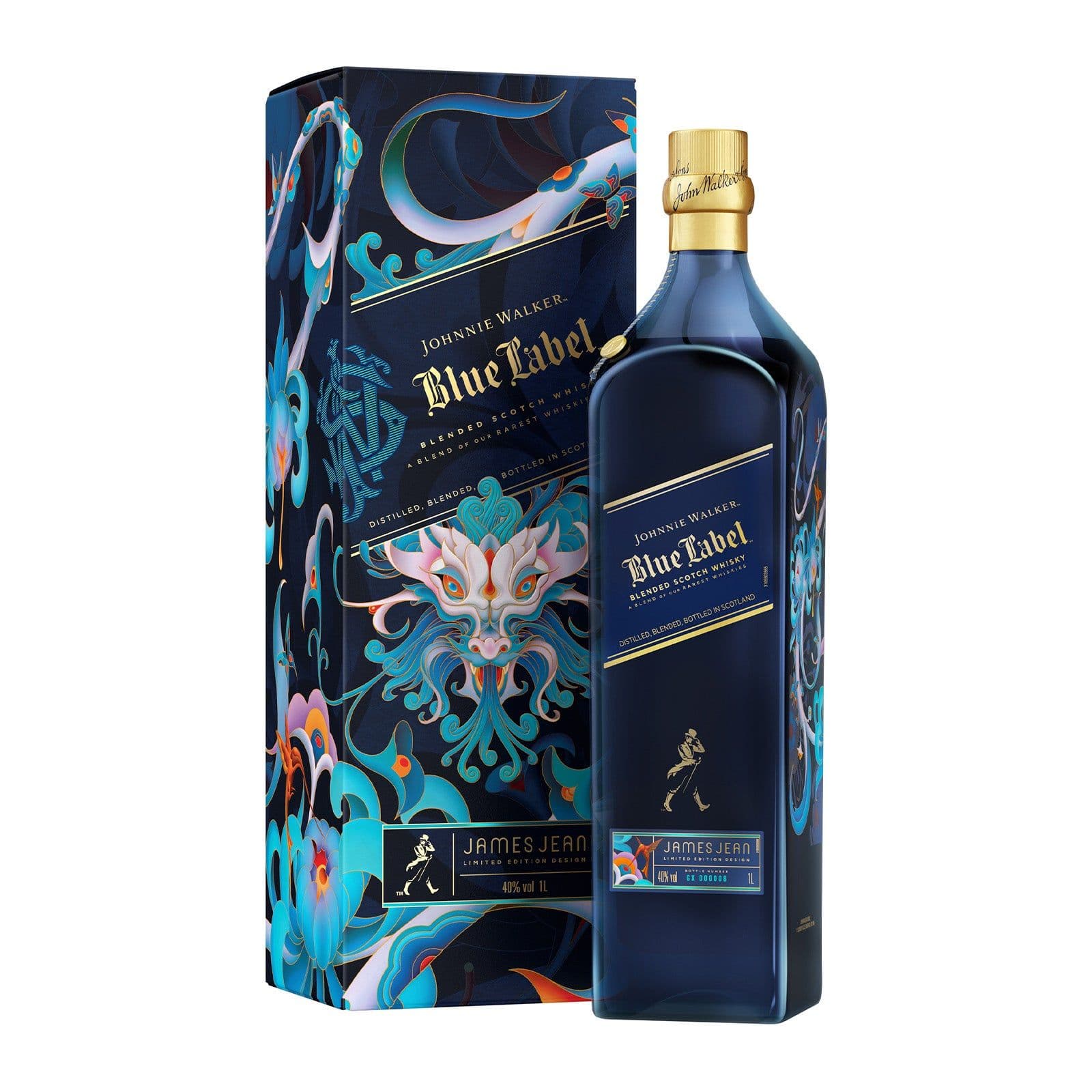 J.W. Blue Label CNY Lunar Dragon Edition Whisky 1L