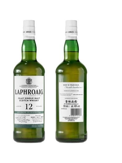 Laphroaig 12yo Single Malt w/Gift Pack 700ml 46% image 1