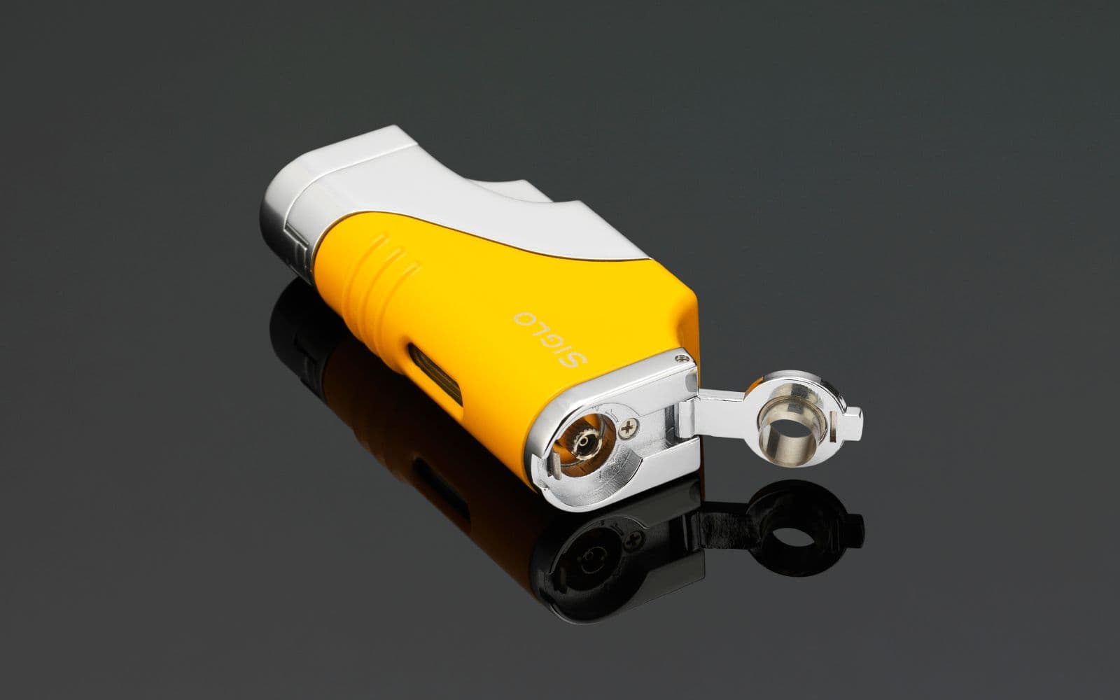 Siglo Triple Flame Lighter - Yellow