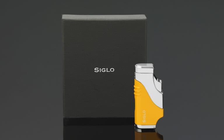 Siglo Triple Flame Lighter - Yellow image 2