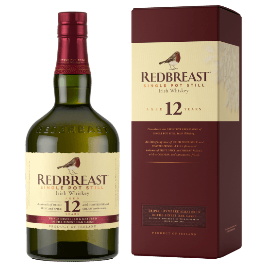 Redbreast 12 Year Old Single Pot Still 700ml