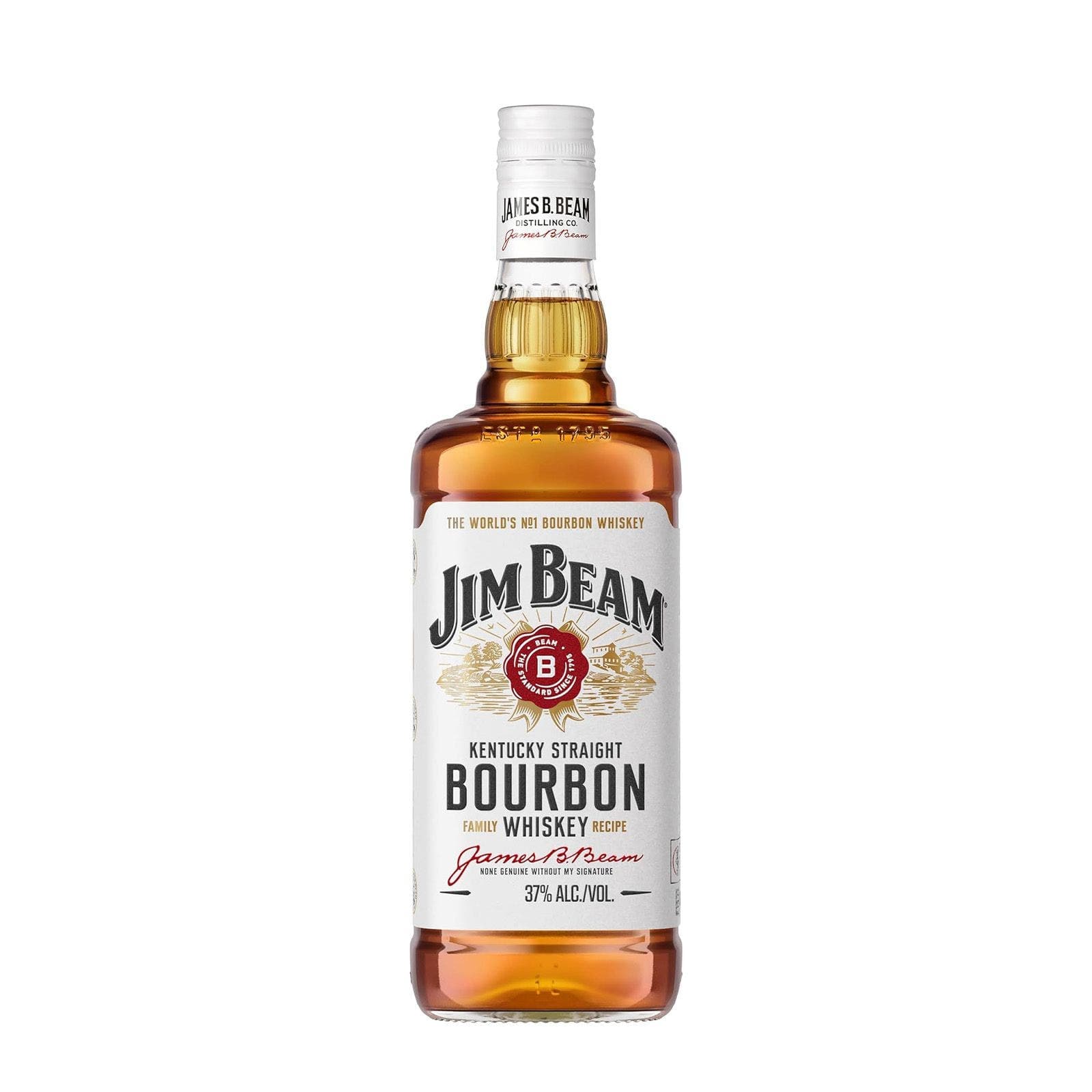 Jim Beam White Label Bourbon 1125ml 37.5%